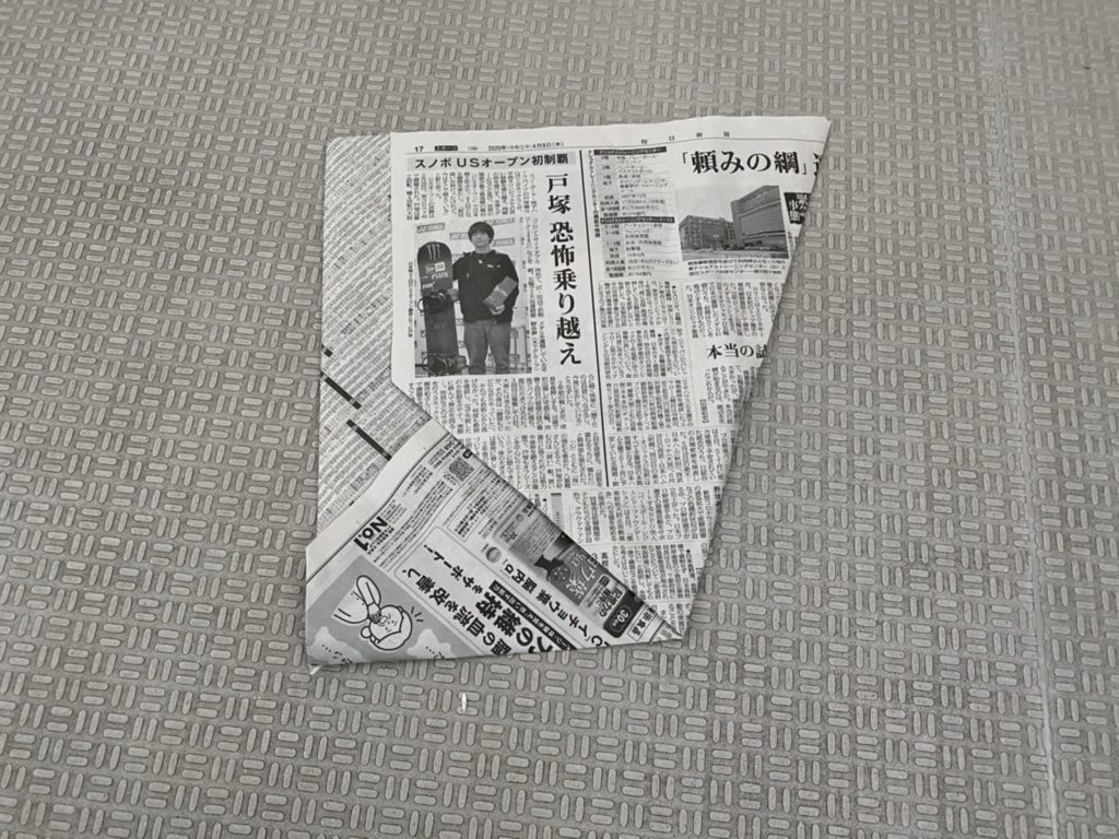 大きい 作り方 新聞紙 袋 ゴミ 新聞紙で作る生ゴミ処理袋
